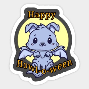 Happy HowlOween Sticker